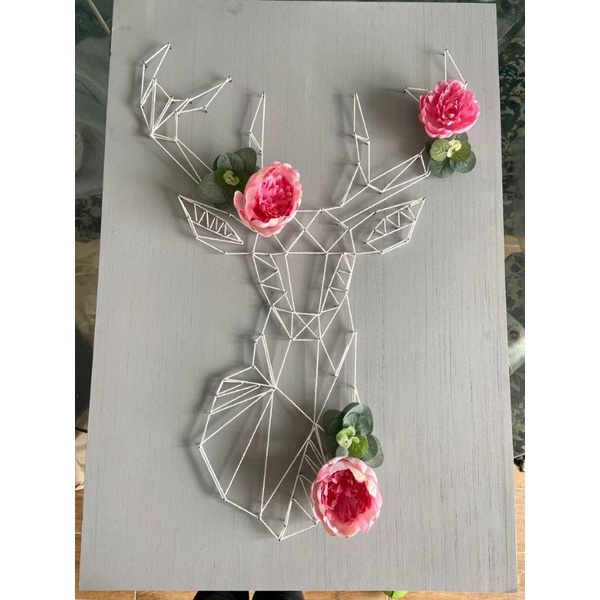 String Art "deer" | Hiasan Dinding