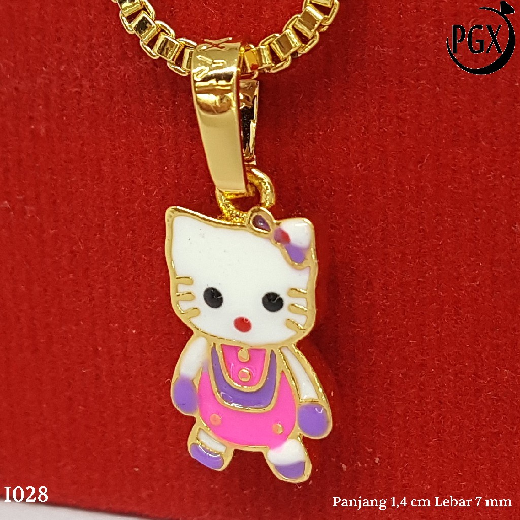 PGX Liontin Kalung Xuping Wanita Aksesoris Fashion Perhiasan Lapis Emas  - I028