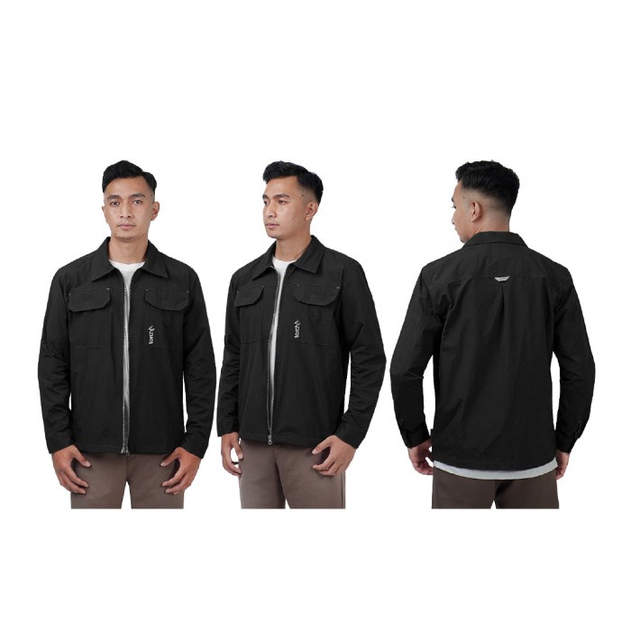 misi- Torch Jaket Kemeja - Overshirt Jacket Jinmyeon - Hitam