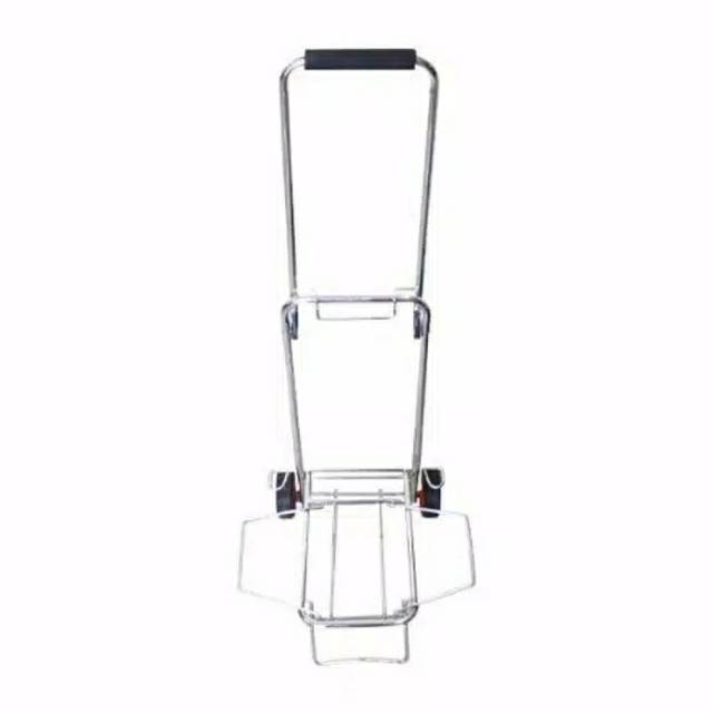Troley/Troli Lipat Stainless Steel Untuk Bawa Aqua Galon Gas LPG dan Bawaan Belanja Anda