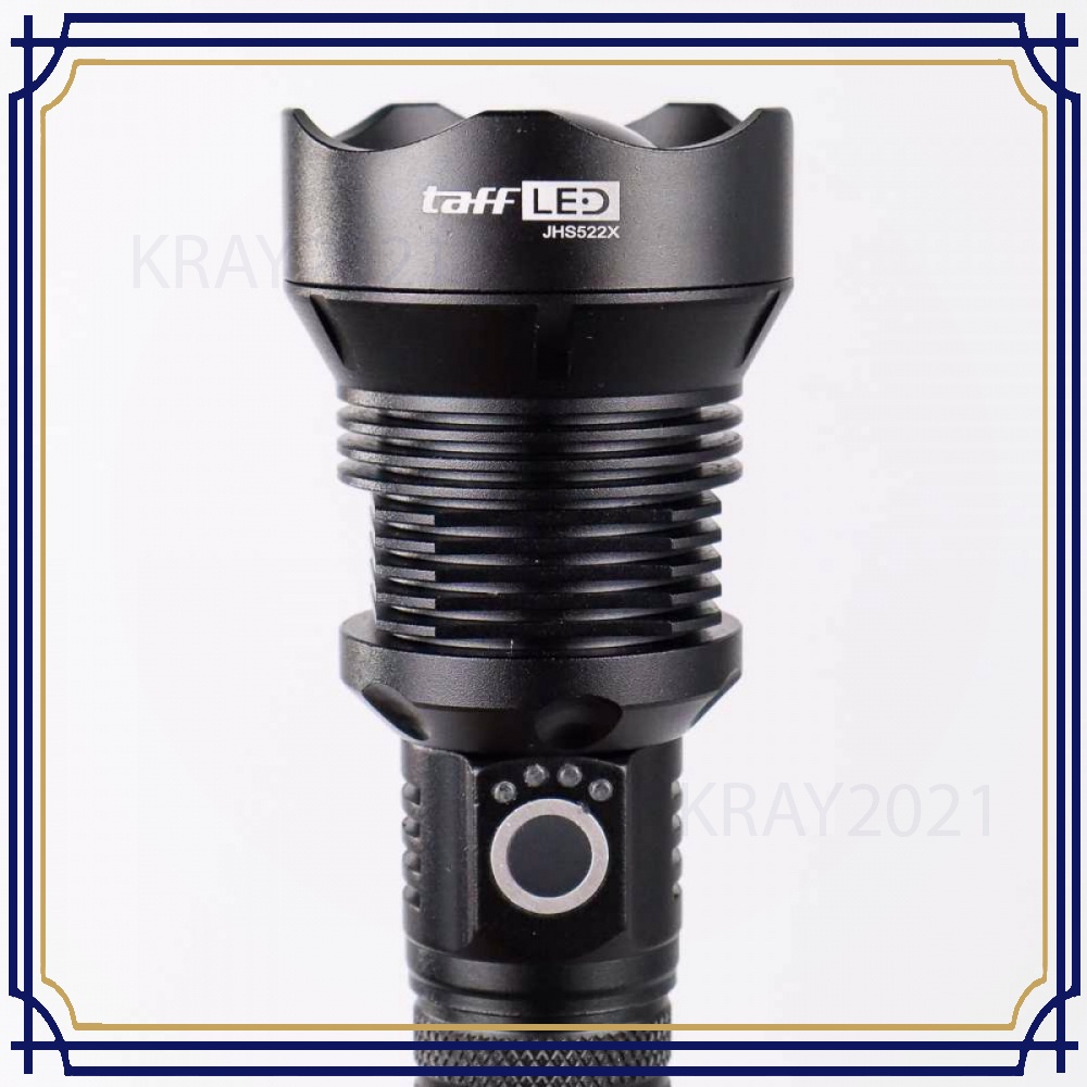 TaffLED Senter LED Flashlight USB Rechargeable XHP 70.2 - JHS522X