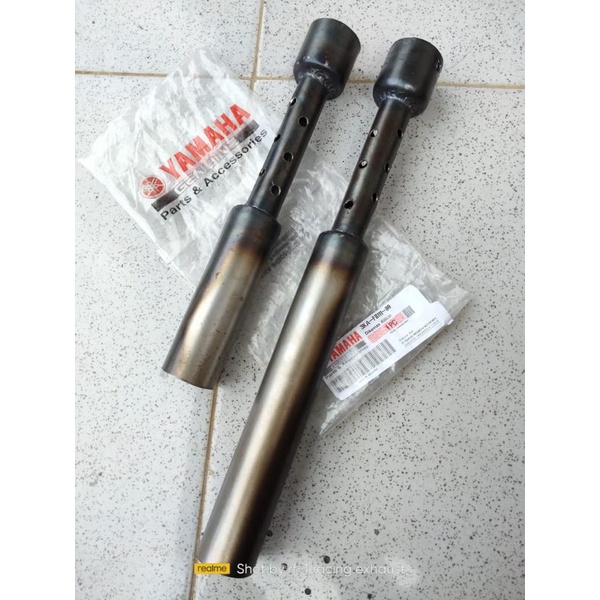 Saringan knalpot RX king standar tanpa bobok PNP knalpot ORI blm bobok maupun sudah suara garing