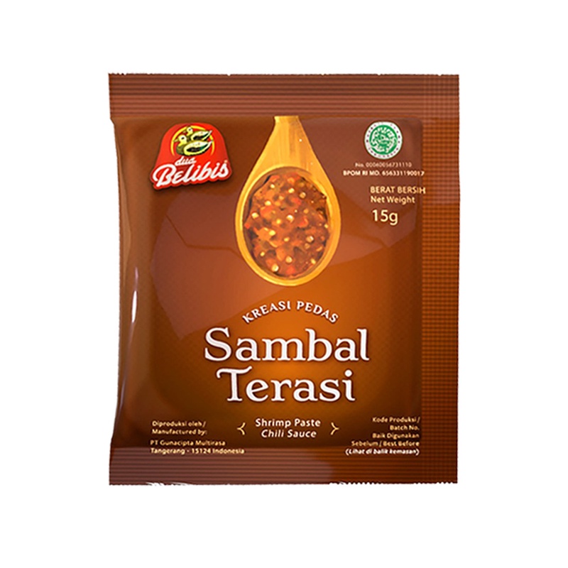 

[ 1 Pack ] DUA BELIBIS SAMBAL TERASI 15g