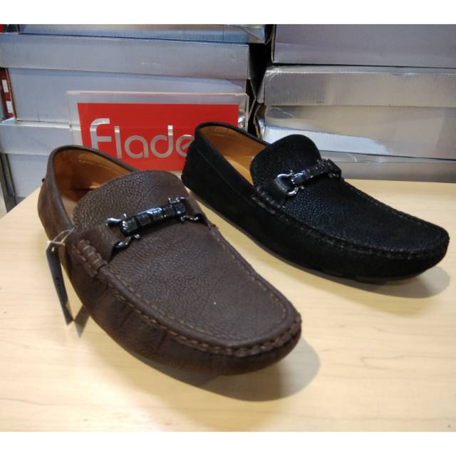 Sepatu pria mocasin fladeo