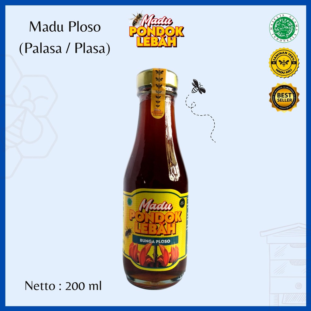 

Madu Ploso 200ml - Pondok Lebah