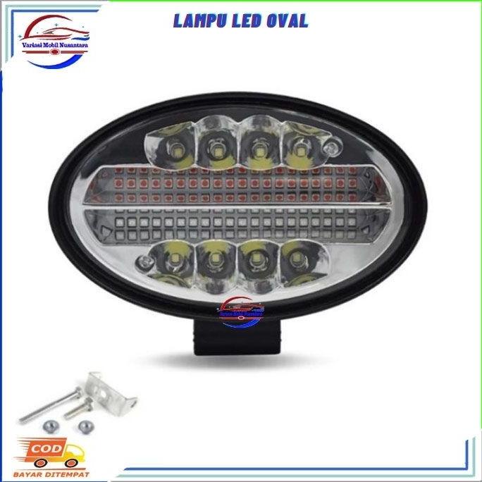 Lampu Variasi Led Oval Tembak Sorot Kabut Depan Bulat Variasi Mobil Robystore34