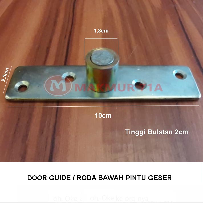 Door Guide BESI / Penahan Pintu Sliding / Roda bawah pintu Geser
