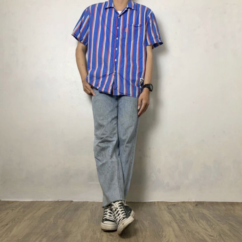 short shirt striped d land