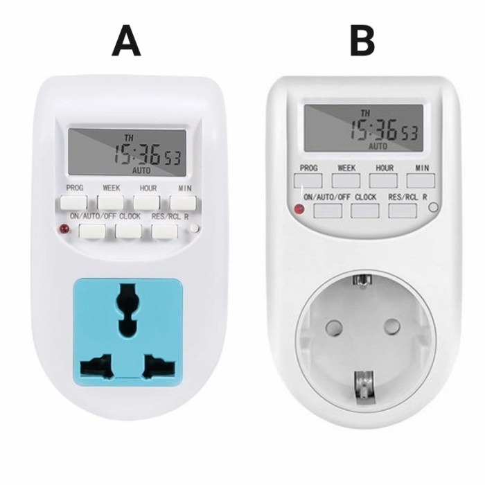 Stop Kontak Timer Digital Otomatis / Programmable Digital Timer Switch