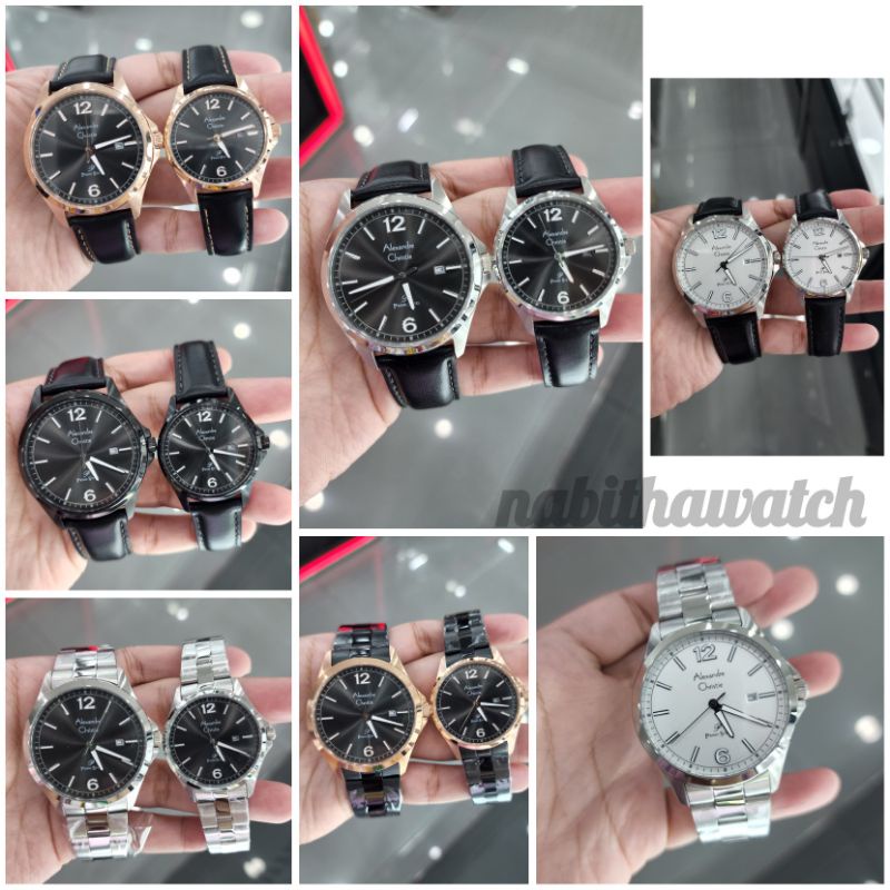 Jam Tangan Couple Alexandre Christie Primo Steel AC1029 New 1029 Original Garansi Resmi