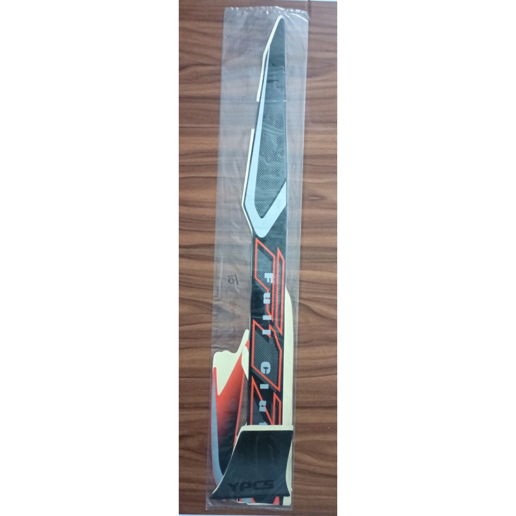 Sticker striping Yamaha FIZR FIZ R F1ZR 2001 Hitam orange