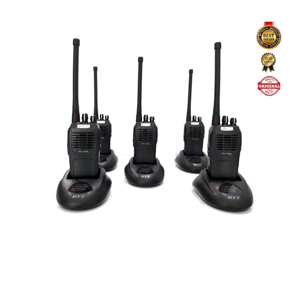 HANDY TALKY HYT TC-700 UHF 400-470MHZ NEW ORIGINAL GARANSI RESMI POSTEL