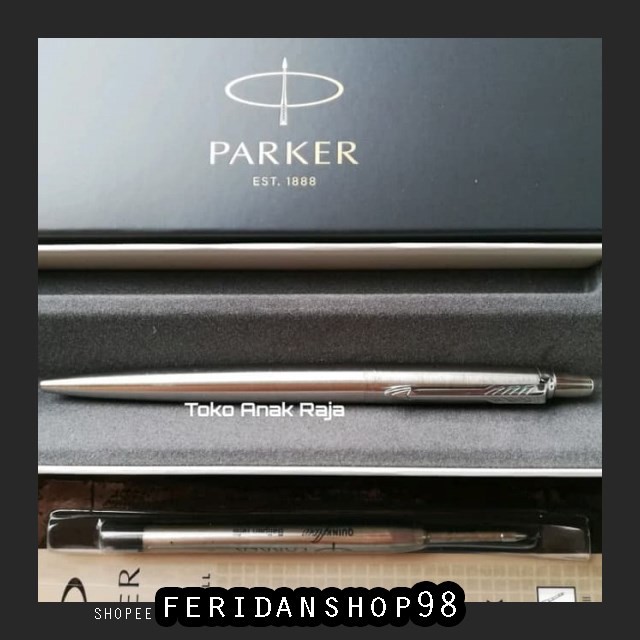 

BT593 PAKET 1 KLIK BEST 1 PC PARKER JOTTER SS BP+1 PC REFILL BP BY FERIDANSHOP98
