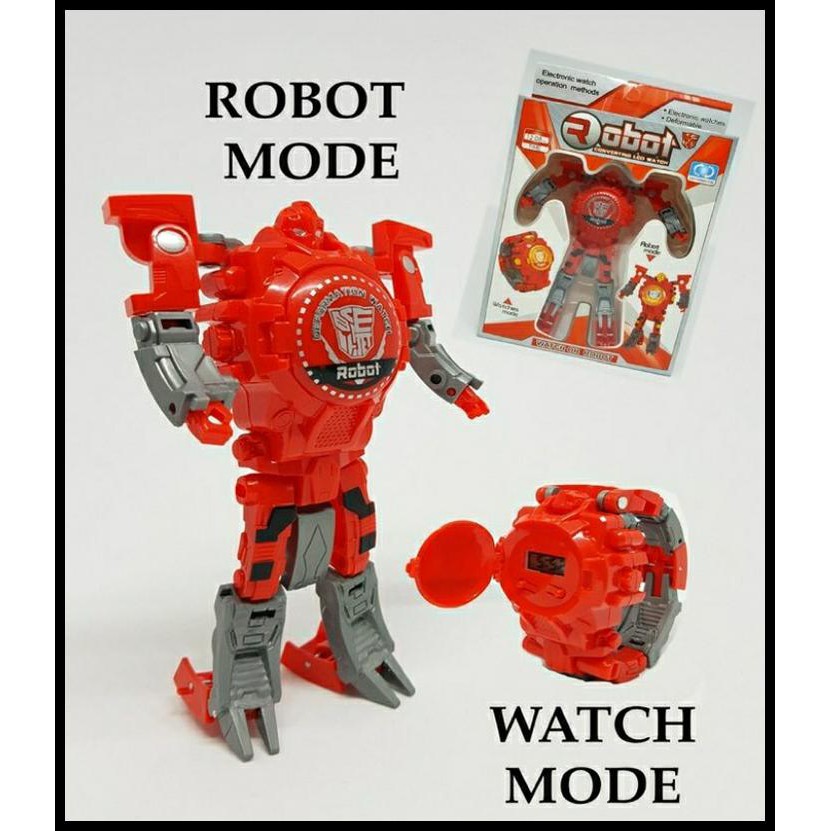 DISKON JAM TANGAN ROBOT / JAM TANGAN TRANSFORMERS / JAM TANGAN ANAK ROBOT 