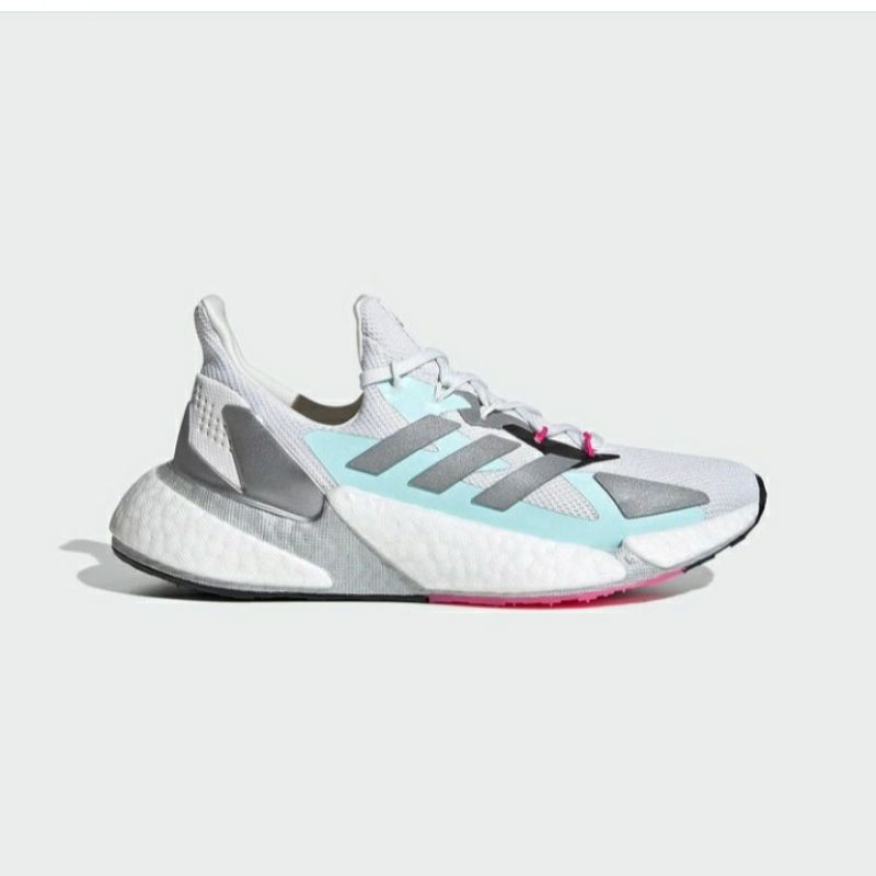 ADIDAS X9000 L4 BOOST CRYSTAL WHITE SILVER METALLIC CORE BLACK ORIGINAL