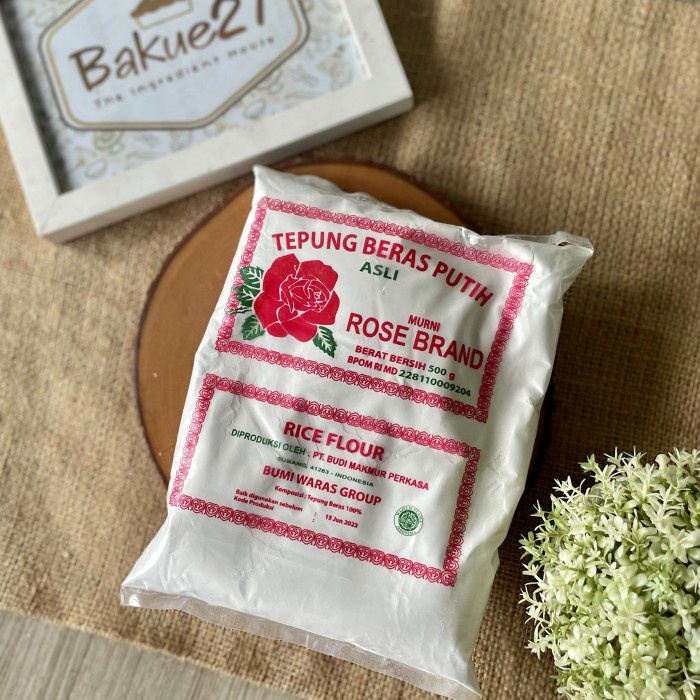 

Ketan-Beras-Tepung- Tepung Beras Rose Brand 500Gr -Tepung-Beras-Ketan.