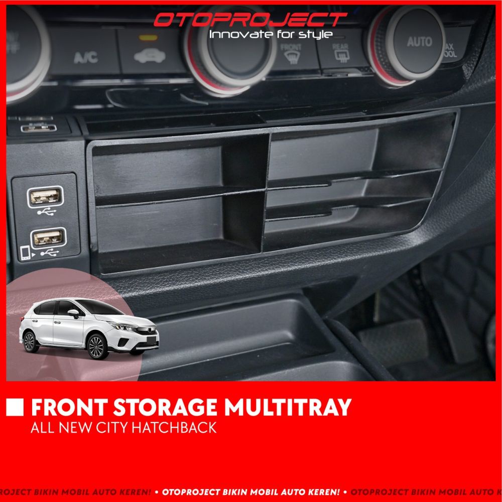 Front Storage MultiTray Rak Depan Mobil Raize Rocky