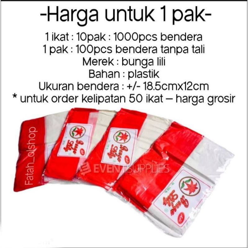 Bendera plastik murah/bendera hias indonesia raya/bendera hias plastik