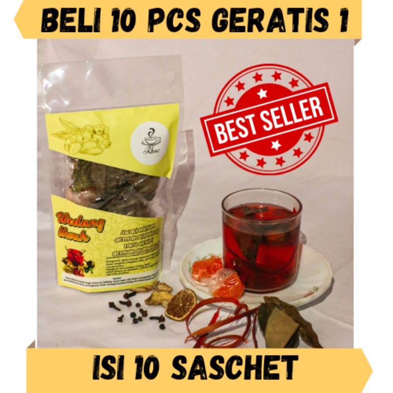 Wedang Uwuh Komplit Gula Batu 1 Pack isi 10 sachet