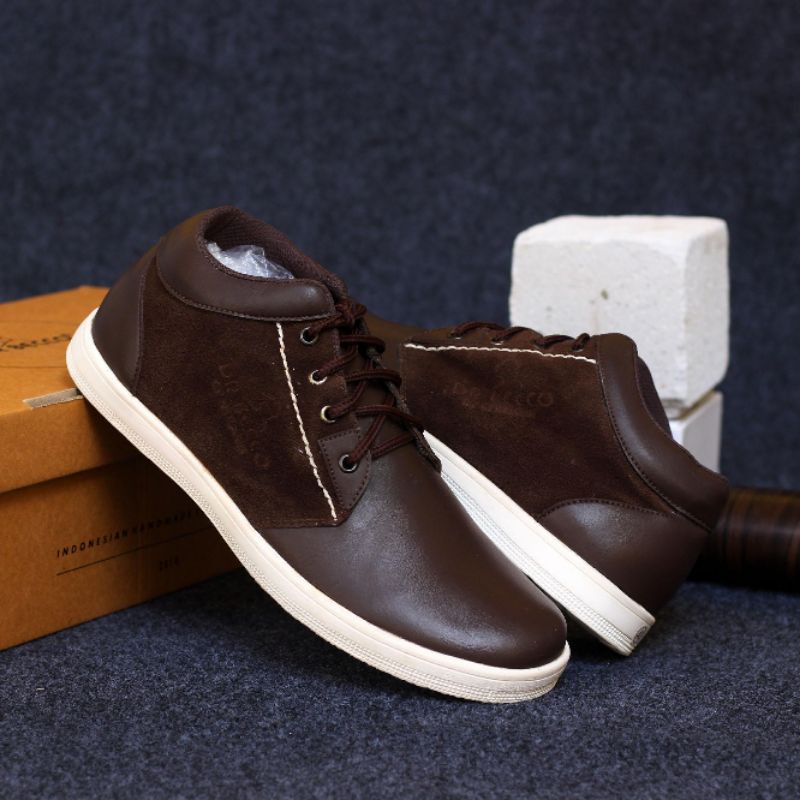 Semi Boot Pria - HARVES | Sepatu Loafers Formal Original Distro Dr Becco Kampus Kerja Gaya Jalan2 Santai