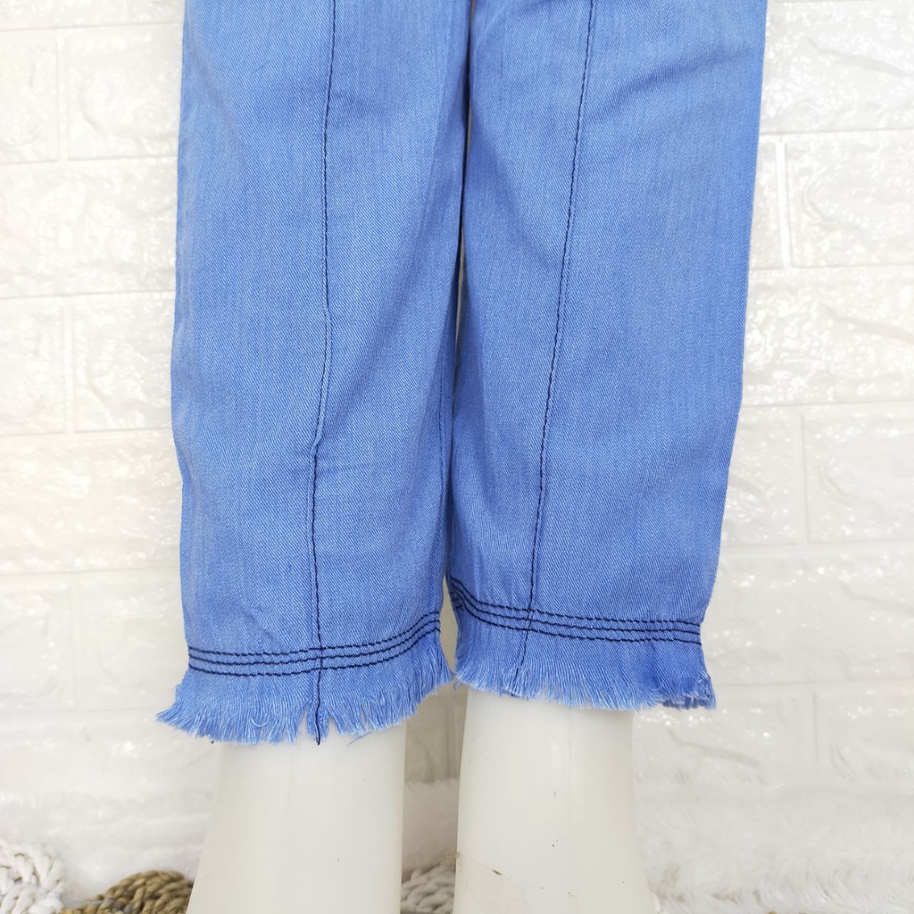 CELANA JEANS BOYFRIEND RAWIS PINGGANG TALI