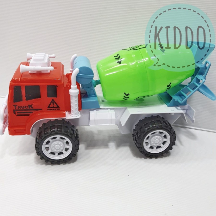 Mainan mobil truk molen - truk mixer semen - KHS