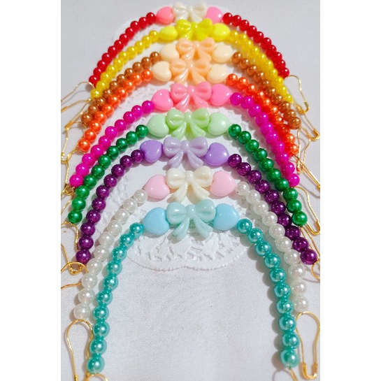 konektor/pengait masker/masker/strapmask/ strap masker /strap mutiara /konektor mutiara/strap