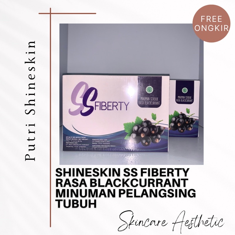 Shineskin SS Fiberty Pelangsing Tubuh Original