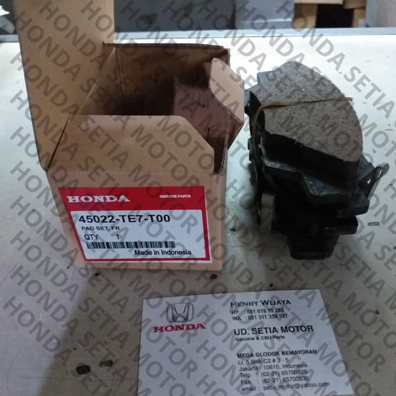 Jual (100 Ori ) Kampas Rem Brake pad Depan Honda Mobilio jazz GE GK