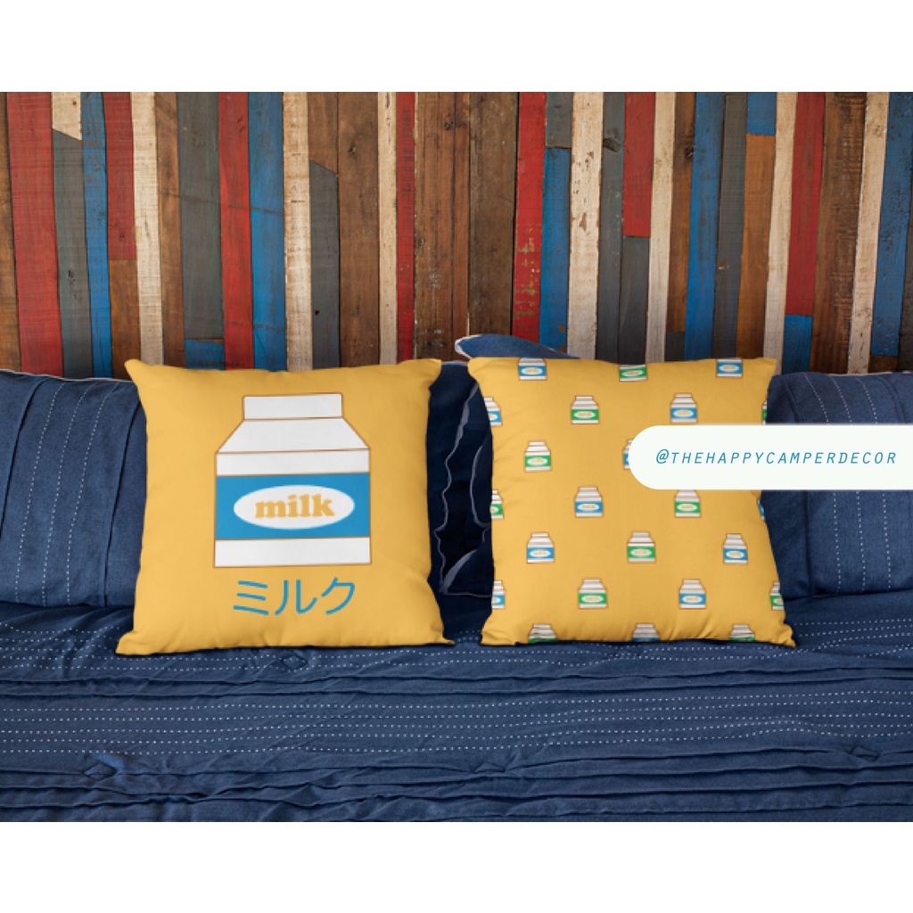 "Miruku ミルク" Japanese Snack series - cushion cover / sarung bantal