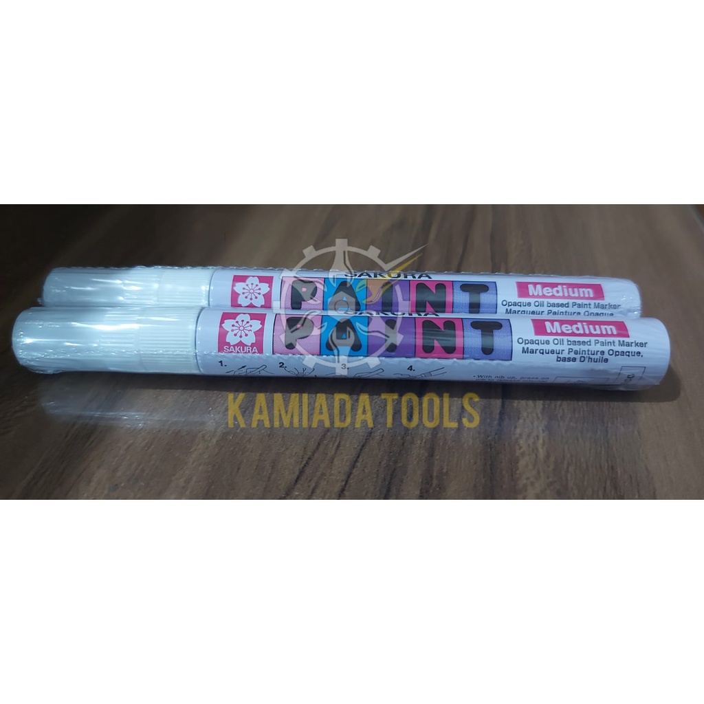 

Spidol besi / Paint marker SAKURA (Warna kuning dan putih)