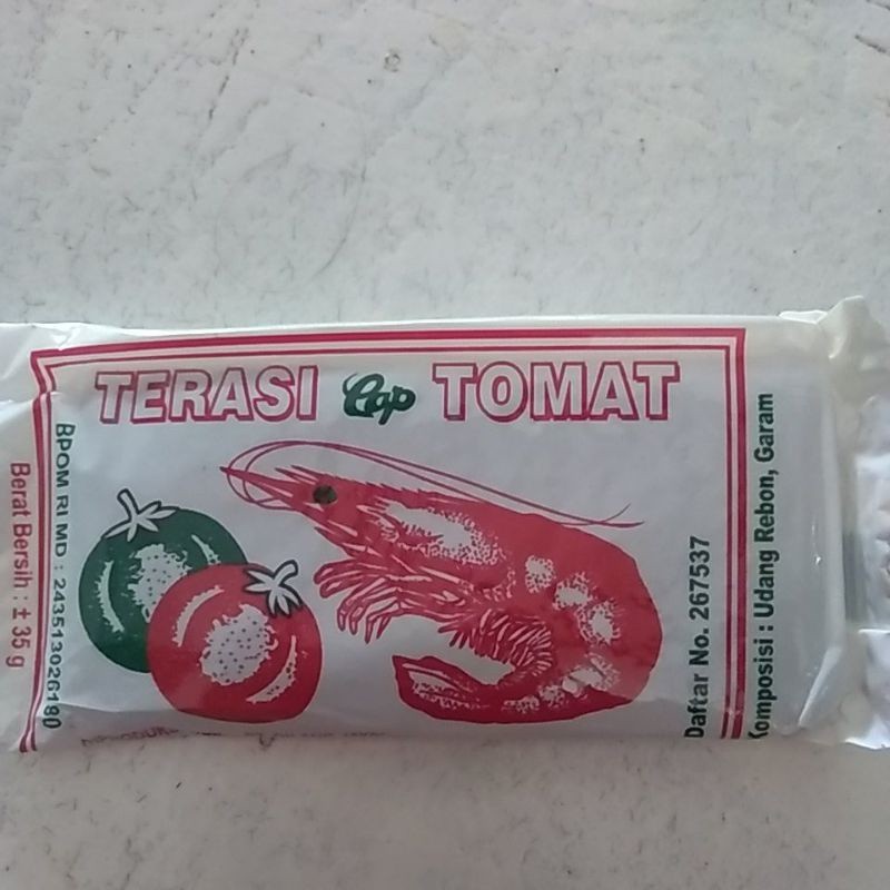 

Terasi udang cap tomat asli sidoarjo