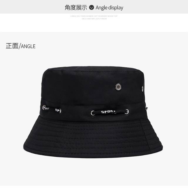 Topi Bucket / Fisherman Sport Tali Serut untuk Pria / Wanita
Topi Casual mancing