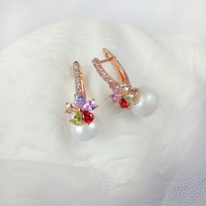 Anting Mutiara Air Tawar Original
