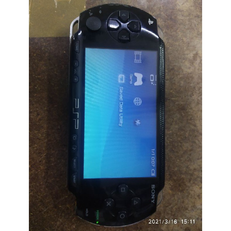psp 1000 second black