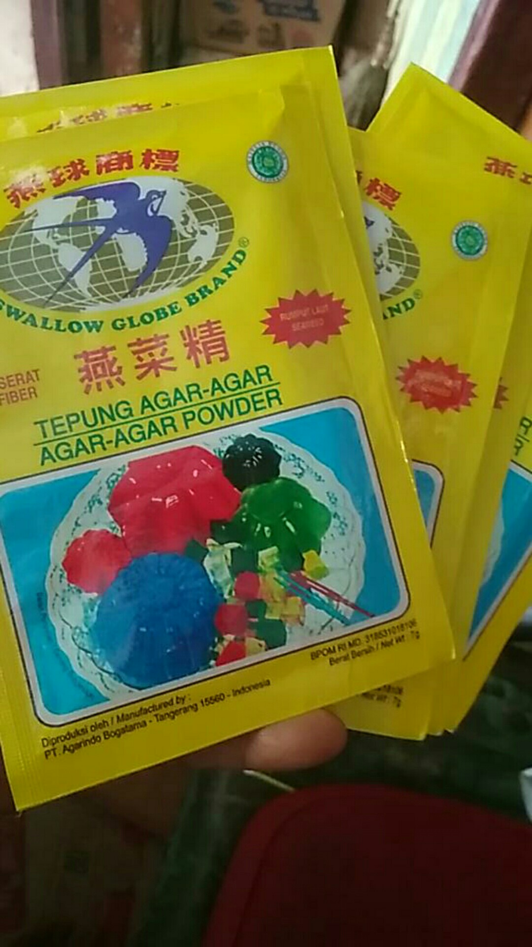 Agar agar Swallow Globe Brand Semua Varian Asli Agarindo