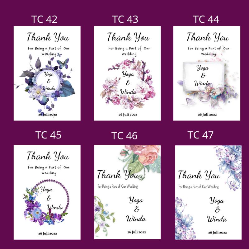 Jual Kartu ucapan Terima kasih | Thanks card | kartu souvenir | Shopee