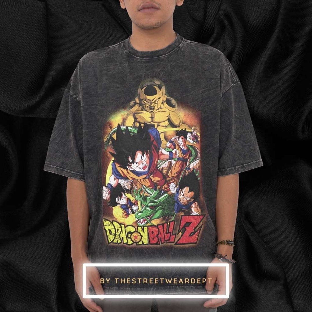 Kaos T Shirt Tee Vintage Wash Dragon Ball Z
