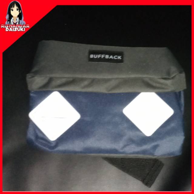 Tas selempang Biru Hitam Bufback murah