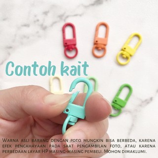 5 PCS Kait Hook Gantungan Kunci Lobster Warna DIY 5 PCS Kait Hook Gantungan Kunci Lobster Warna DIY