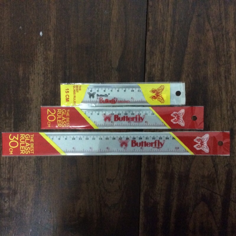 

Penggaris Plastik Butterfly & Besi