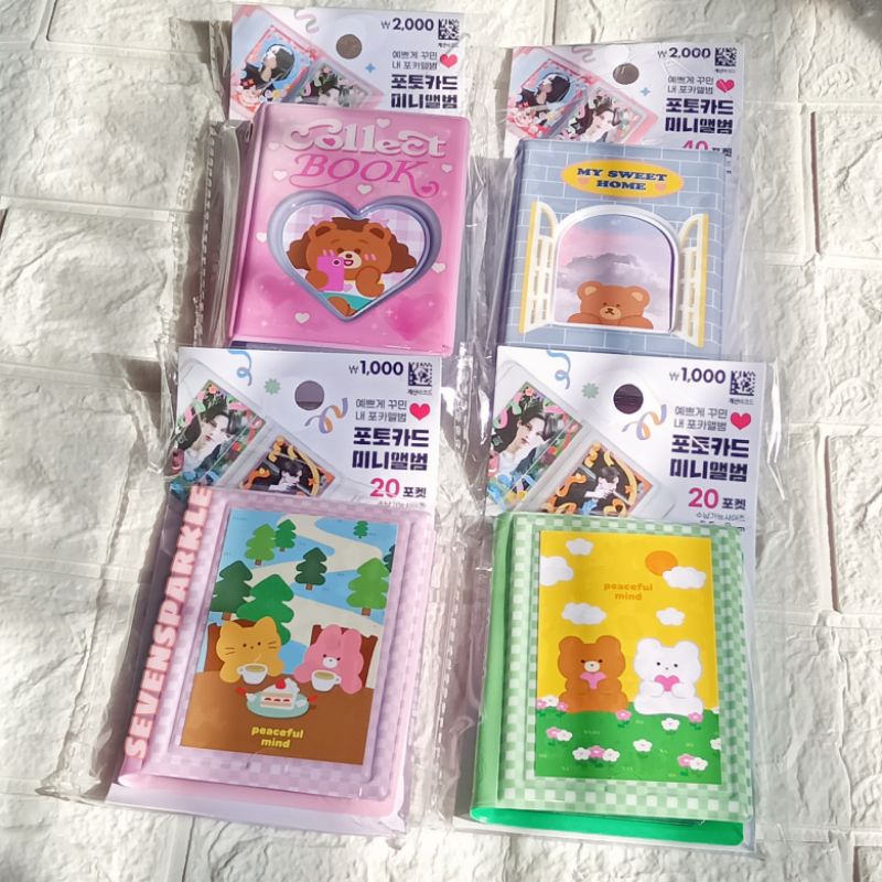 [ready] daiso korea collection book pc kpop album photocard kolbuk 1p