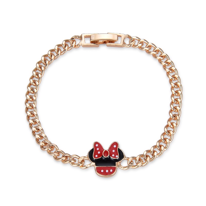 gelang titanium anak wanita anti karat silver emas muda bayi couple asli rantai selamanya korea mura magnet sahabat  90b