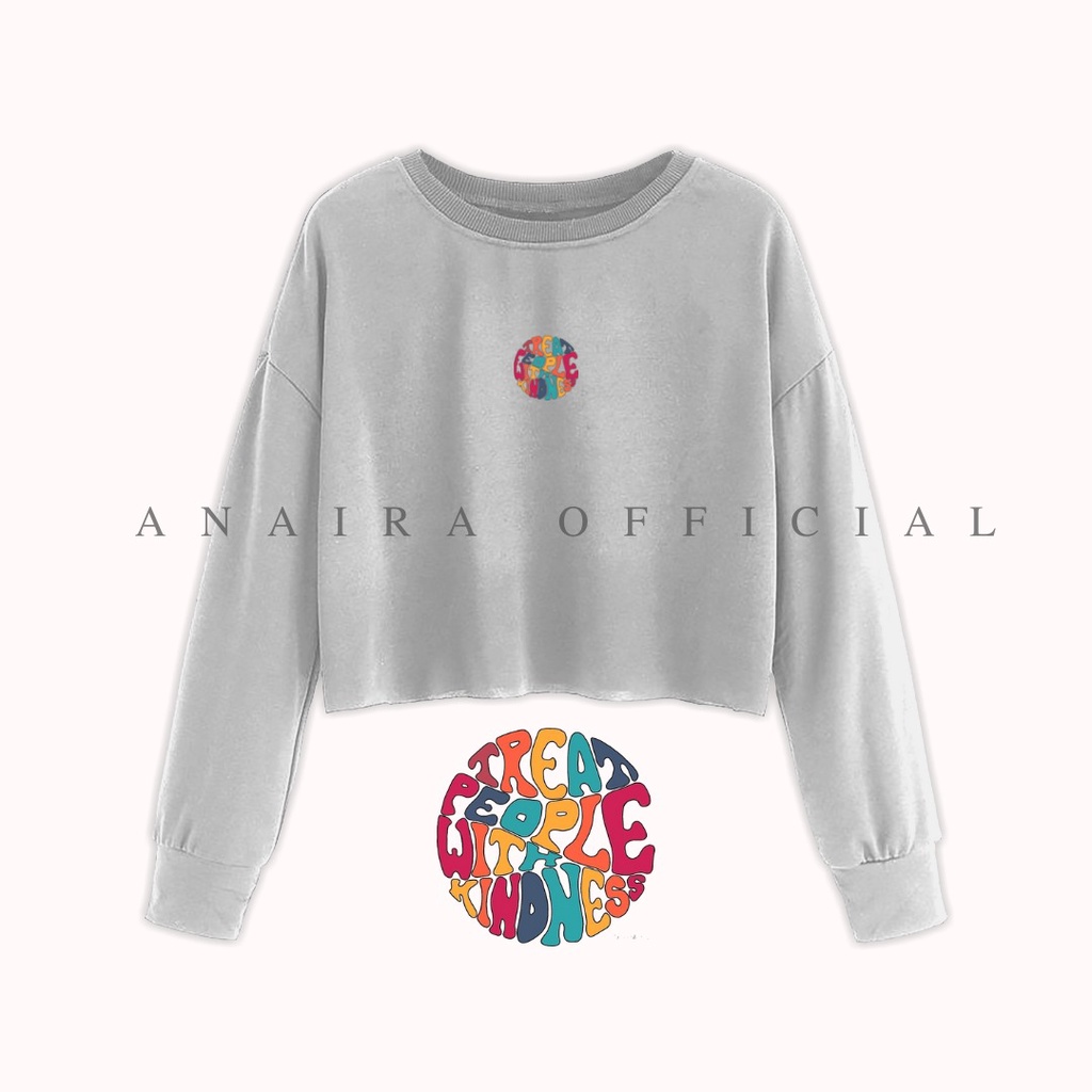 SWEATER CROP TREAT PEOPLE ANAIRAOFFICIAL