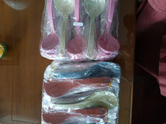 (satuan) Row Souvenir Minimal 50 Centong Nasi Magicom Anti Lengket Warna Murah