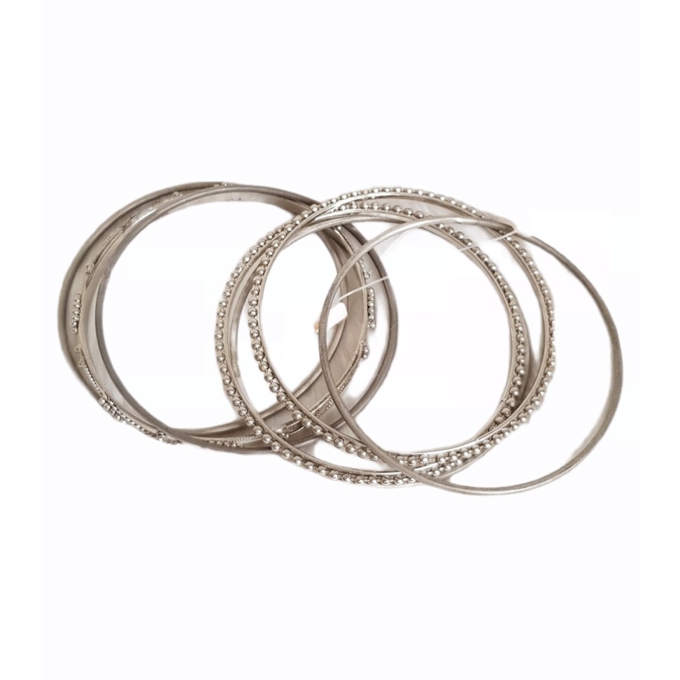 Bangle Set Silver / Gelang India Silver