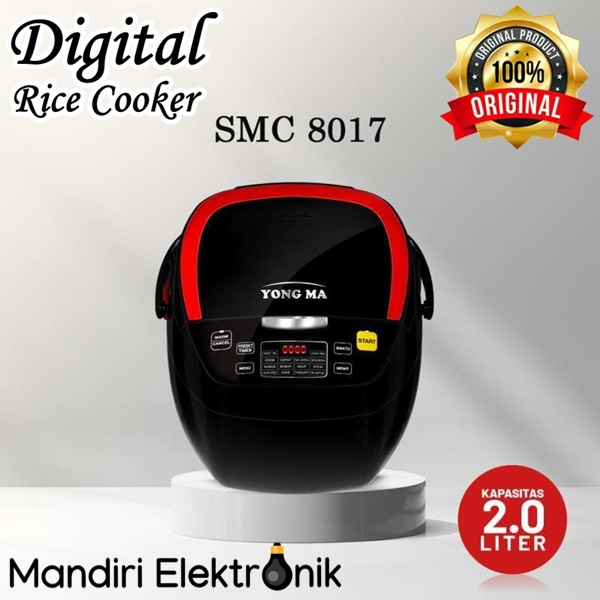 Yong Ma Magic Com Digital Rice Cooker 2 Liter 3 in 1 SMC-8017 Penanak Nasi Yongma SMC 8017 YMC-801