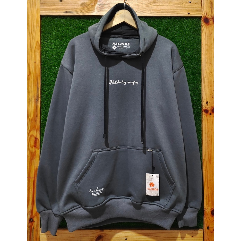 Sweater Hoodie Pria/Wanita Abu Paralon Terlaris Mr.Dee Switer Original Hodi Premium Distro[BISA COD] Sweatshirt Hudie Bahan Katun Oversize M - L - XL - XXL