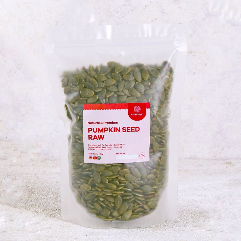 Pumpkin Seed Raw Kuaci Biji Labu Mentah 500 Gr Natural Premium Alami