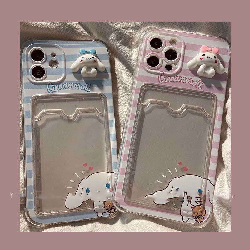 Case Transparan Motif 3d Untuk iPhone 12 13 11 Pro Max X Xs Max Xr 7 8 Plus